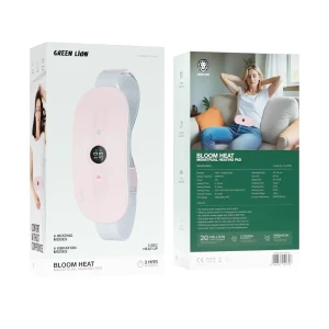 ماساژور و پد گرم کننده قائدگی گرین لاین مدل BLOOM HEAT GL-MP20